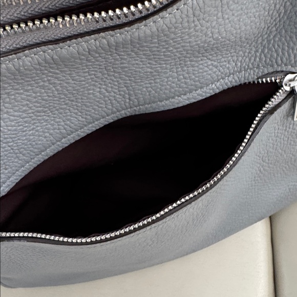 Coach Rori C2853 hobo shoulder bag in pebbled granite gray - Picture 9 of 12